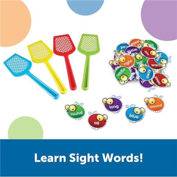 Learning Resources LER8598 Sight Words Swat! A Sight Words Game - Picture 2 of 7
